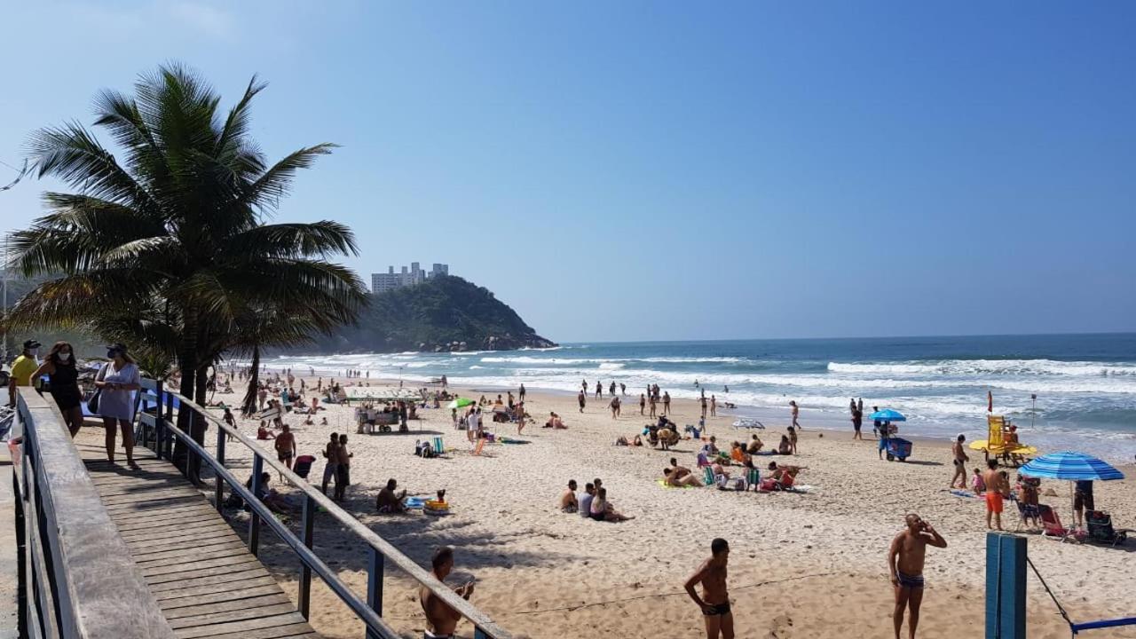 Apto Com Suite Praia Do Tombo Guaruja Ngoại thất bức ảnh
